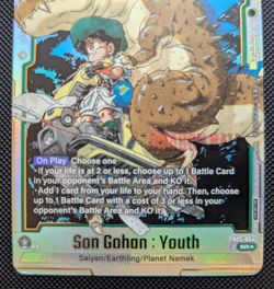 Son Gohan: Youth FB05-054 SR* Tournament Holo Card Dragon Ball Super See Pics - Image 3