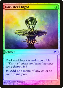 Darksteel Ingot FOIL Darksteel PLD Artifact Common MAGIC MTG CARD ABUGames - Image 1