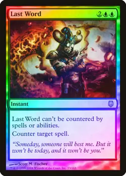 Last Word FOIL Darksteel PLD Blue Rare MAGIC THE GATHERING MTG CARD ABUGames - Image 1