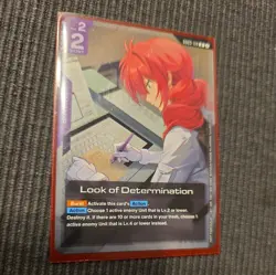 2x Gundam Card Game Look of Determination GD03-114 2026 Newtype Promo NM - Image 1