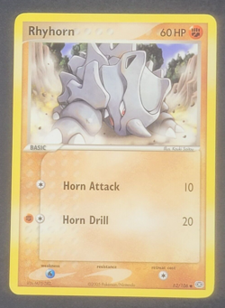 Pokemon TCG - Ryhorn 62/106 - Ex Emerald - LP - Common - Non-Holo - Common 2005 - Image 1