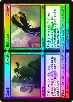 Catch and Release FOIL Dragon's Maze NM White Red Rare MAGIC MTG CARD ABUGames - Image 1