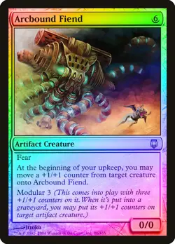Arcbound Fiend FOIL Darksteel NM Artifact Uncommon MAGIC MTG CARD ABUGames - Image 1