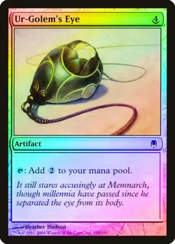 Ur-Golem's Eye FOIL Darksteel NM Artifact Common MAGIC GATHERING CARD ABUGames - Image 1
