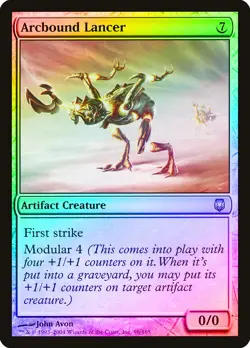 Arcbound Lancer FOIL Darksteel NM Artifact Uncommon MAGIC MTG CARD ABUGames - Image 1