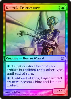Neurok Transmuter FOIL Darksteel NM Blue Uncommon MAGIC MTG CARD ABUGames - Image 1