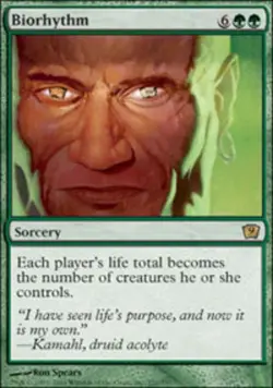 Biorhythm 9th Edition Magic mtg Light Play, English x1 - Image 1