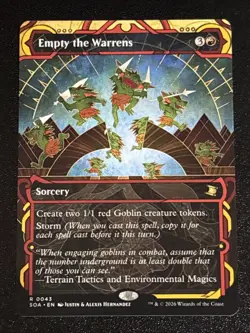 MTG Secrets of Strixhaven: Mystical Archive Empty the Warrens 0043 NM Rare - Image 1