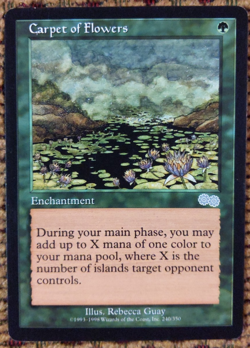 Carpet of Flowers | MTG Urza’s Saga | NM | Green Enchantment | - Image 1