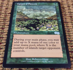 Carpet of Flowers | MTG Urza’s Saga | NM | Green Enchantment | - Image 2