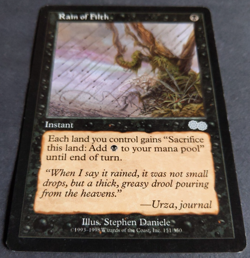 MTG Rain of Filth | Urza's Saga | NM | Black Instant | Uncommon | - Image 2