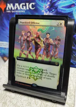 MTG Secrets of Strixhaven Practiced Offense 313, NM, Foil, Extended Art - Image 2