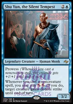 Shu Yun the Silent Tempest 1x FOIL FRF MTG Fate Reforged Rare MINT blue - Image 1