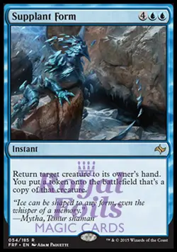 Supplant Form 1x FOIL FRF MTG Fate Reforged Rare MINT blue instant - Image 1