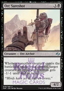 Orc Sureshot 2x FOIL FRF MTG Fate Reforged Uncommon MINT black - Image 1