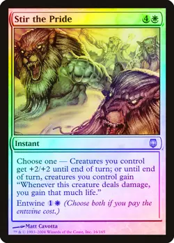Stir the Pride FOIL Darksteel NM White Uncommon MAGIC GATHERING CARD ABUGames - Image 1