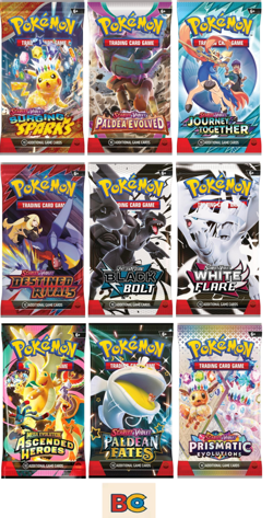 Pokemon TCG: Scarlet & Violet and Mega Evolutions Booster Packs - VARIETY MIX - Image 1