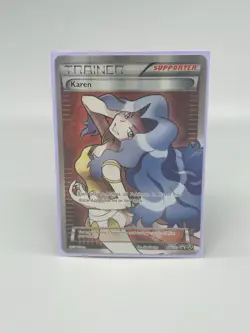 Pokemon TCG Karen Alt Art Premium Trainer XY Collection XY177a GREAT Condition - Image 1