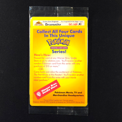 Pokemon The First Movie WB Dragonite Promo Black Star Sealed - Image 1