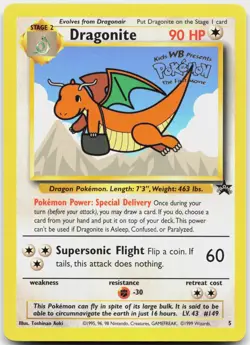 Dragonite 5 Promo Wizards Black Star Promos Pokemon Near Mint - Image 1