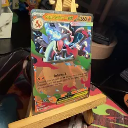 Mega Charizard X ex 029 Mega Evolution Black Star Promo Rare Pokemon TCG MINT - Image 2