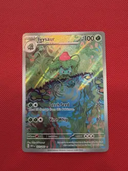 Pokemon Ivysaur Illustration Rare Holo 167/165 Sv Scarlet & Violet 151 - Image 1