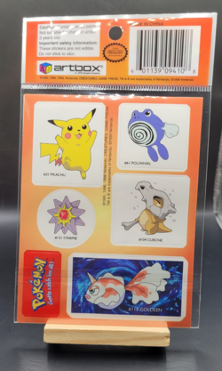 Pokemon 1999 Artbox Vintage Super Size Sticker Nintendo New Sealed Rapidash Art - Image 2