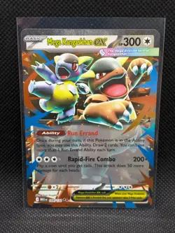 Pokemon TCG MEGA KANGASKHAN EX 104/132 Mega Evolution Double Rare - Image 1