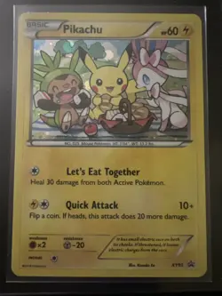 Pokemon TCG 2016 XY Black Star Promo Rare Holo Pikachu XY95 - Image 1