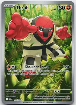 Throh 128/086 Holo Illustration Rare Black Bolt Pokemon Near Mint - Image 1