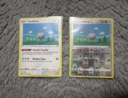 Pokemon Castform 121/198 Reverse Holo & Common Chilling Reign Asako Ito NM - Image 1