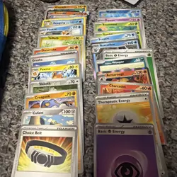 Pokemon Lot Of Cards And Cross Body Pack And Album - Image 4