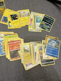Mixed Bundle Of Pokemon cards from Various Sets Around 200 Cards - Image 1