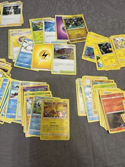 Mixed Bundle Of Pokemon cards from Various Sets Around 200 Cards - Image 2