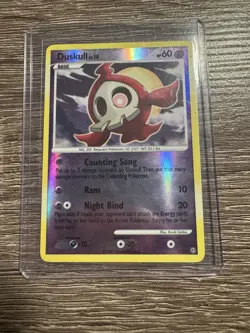 Pokemon Duskull Stormfront SH2 Reverse Holo Rare Shiny - Image 1
