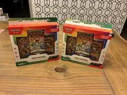 Two New Pokemon First Partner Illustration Collection Series 1 read description - Image 1