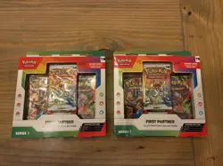 Two New Pokemon First Partner Illustration Collection Series 1 read description - Image 2