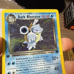 1st Edition Dark Blastoise 3/82 - Team Rocket - Holo Pokemon 2000 SWIRL - Image 4