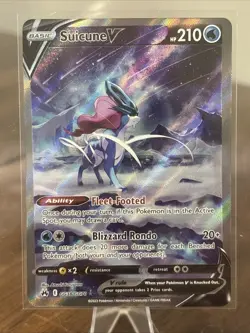 Suicune V GG38/GG70 Pokemon Crown Zenith: Galarian Gallery Holo - Image 1