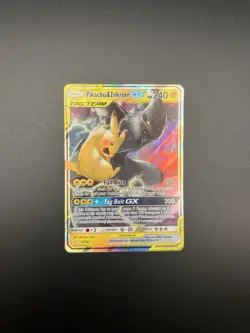 Pokemon TCG Pikachu & Zekrom GX 33/181 Sm-Team Up Holo NM - Image 1
