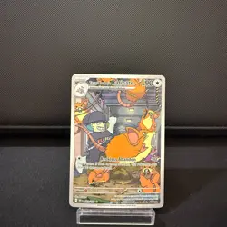 Team Rocket's Raticate - 202/182 (Pokemon TCG, Destined Rivals, IR, English) - Image 3