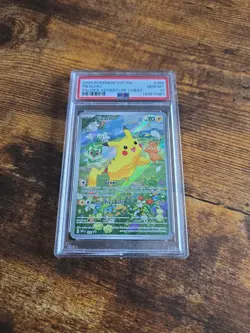 2024 POKEMON SVP EN PIKACHU #088 PALDEA ADVENTURE CHEST PROMO PSA 10 - Image 1