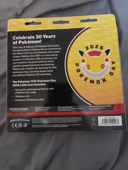 NEW -Seven (7) Pokemon Day 2026 Collection Boxes - Factory Sealed - Image 3