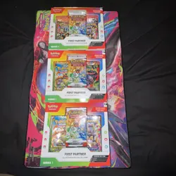 Pokemon TCG First Partner Illustration Collection Series x 3 New Sealed - Image 1