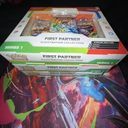 Pokemon TCG First Partner Illustration Collection Series x 3 New Sealed - Image 4