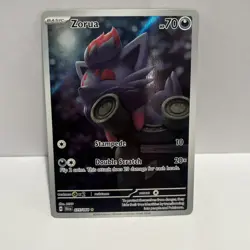 Pokemon TCG Zorua 075/064 Shrouded Fable Illustration Rare Holo - Image 1