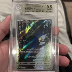 2023 Pokemon Japanese SWSH sv2a 151 Psyduck #175 Art Rare BGS 9.5 High Subs - Image 1