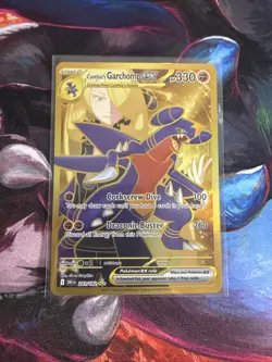 Pokemon Destined Rivals - Cynthia’s Garchomp EX 241/182 SV10 Gold Hyper Rare - Image 1