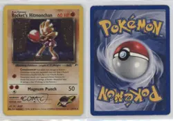 Rocket's Hitmonchan Holo Pokemon Gym Heroes #11 2000 - Image 3