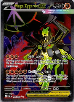 Mega Zygarde ex 104/088 Ultra Rare Perfect Order Pokemon Near Mint - Image 1